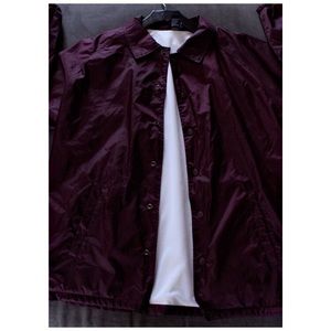 Over sized burgundy Small jacket